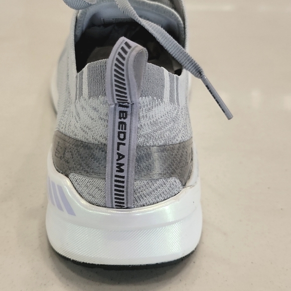 Brooks Bedlam 3 Women's Heather Gray and Purple Running Sneakers Shoes - Size 10 - Picture 3 of 16